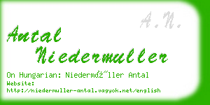 antal niedermuller business card